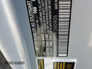 2017 Mercedes-Benz C 300 with VIN WDDWJ4KB6HF390906, listed as a Copart auction lot 63478555 with 159,343 mi miles and Clean title. Bid and sale history available at DreamBid. Image 12.