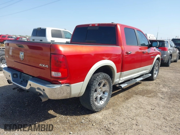 2010 Dodge 1500 SLT with VIN 1D7RV1CT9AS161754, listed as a IAAI auction lot 41814920 with 160,682 mi miles and . Bid and sale history available at DreamBid. Image 4.
