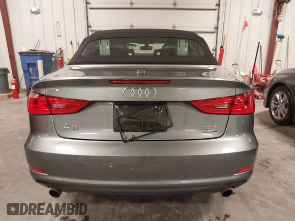 2016 Audi A3 2.0T Premium Plus with VIN WAU38LFF9G1117466, listed as a IAAI auction lot 40953853 with 73,030 mi miles. Bid and sale history available at carsss.com. Image 17.
