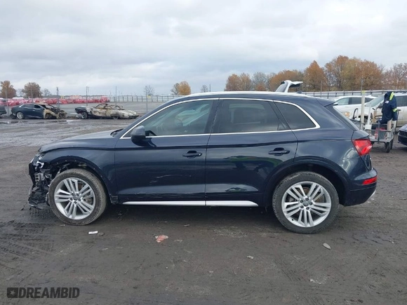 2018 Audi Q5 Premium Plus with VIN WA1BNAFYXJ2092411, listed as a IAAI auction lot 41051336 with 54,595 mi miles. Bid and sale history available at carsss.com. Image 15.