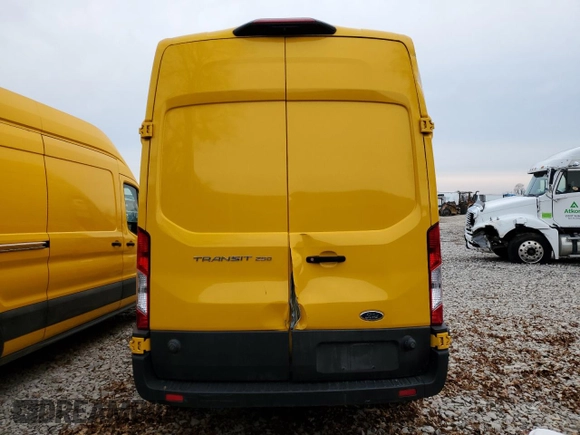 2020 Ford Transit Cargo with VIN 1FTBR1X86LKA53228, listed as a Copart auction lot 87949815 with 88,178 mi miles and Salvage Title. Bid and sale history available at DreamBid. Image 6.