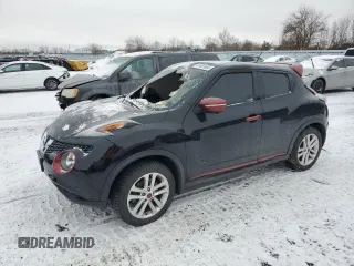 2016 Nissan Juke SL with VIN JN8AF5MV1GT657859, listed as a Copart auction lot 41401665 with Not Provided miles and Non Repairable. Bid and sale history available at carsss.com. Image 1.