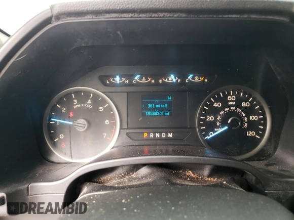 2018 Ford F-150 XL with VIN 1FTEW1C56JKD71784, listed as a Copart auction lot 58347735 with 185,883 mi miles and Clean title. Bid and sale history available at DreamBid. Image 9.