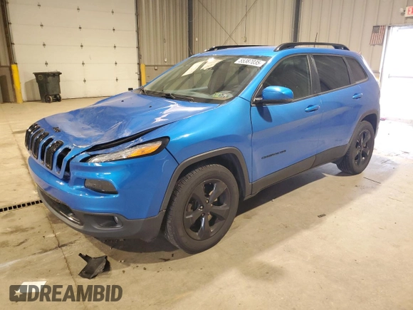 2018 Jeep Cherokee Limited z VIN 1C4PJMDB9JD617020, wystawiony jako Copart lot #55387035 z przebiegiem 70 146 mil mil oraz Szkoda całkowita • Salvage title. Historia ofert i sprzedaży dostępna na DreamBid. Obrazek 1.