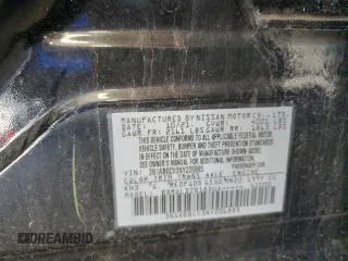 2022 Nissan Sentra SV with VIN 3N1AB8CV3NY206885, listed as a Copart auction lot 50695795 with 56,789 mi miles and Salvage Title. Bid and sale history available at DreamBid. Image 12.