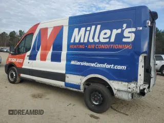 2022 Ford Transit Cargo with VIN 1FTBR1C87NKA45518, listed as a Copart auction lot 84879794 with 54,272 mi miles and Salvage Title. Bid and sale history available at DreamBid. Image 2.
