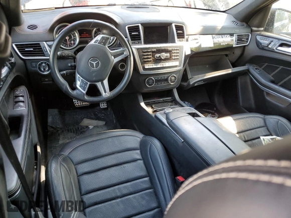 2015 Mercedes-Benz GL-Class GL 63 AMG with VIN 4JGDF7EE2FA566897, listed as a Copart auction lot 64059104 with 0 mi miles and Salvage Title. Bid and sale history available at carsss.com. Image 8.