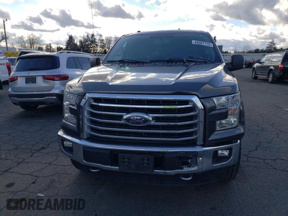 2015 Ford F-150 XLT with VIN 1FTEX1EP9FKE77732, listed as a Copart auction lot 44507715 with 237,867 mi miles and Salvage Title. Bid and sale history available at carsss.com. Image 5.