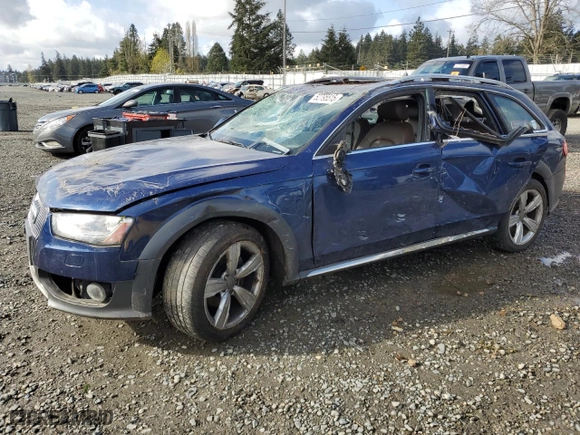 2013 Audi allroad Premium Plus with VIN WA1UFAFL5DA207758, listed as a Copart auction lot 52795515 with 0 mi miles and Salvage Title. Bid and sale history available at carsss.com. Image 1.