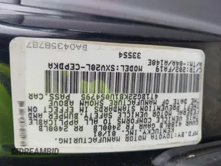 2001 Toyota Camry CE z VIN 4T1BG22K81U054795, wystawiony jako IAAI lot #42359932 z przebiegiem 167 341 mil mil oraz . Historia ofert i sprzedaży dostępna na DreamBid. Obrazek 9.