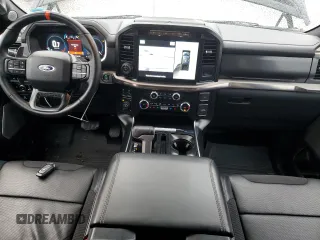 2023 Ford F-150 Raptor with VIN 1FTFW1RG0PFD16861, listed as a Copart auction lot 52928285 with 19,454 mi miles and Salvage Title. Bid and sale history available at DreamBid. Image 8.