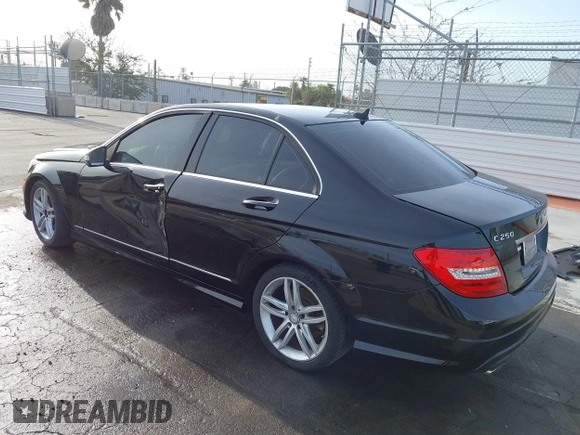 2014 Mercedes-Benz C 250 Sport with VIN WDDGF4HB5EA933412, listed as a IAAI auction lot 41937278 with 110,016 mi miles and . Bid and sale history available at carsss.com. Image 3.