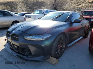 2022 BMW M4 Competition xDrive with VIN WBS43AZ0XNCK22593, listed as a Copart auction lot 48216625 with 19,447 mi miles and Salvage Title. Bid and sale history available at carsss.com. Image 1.