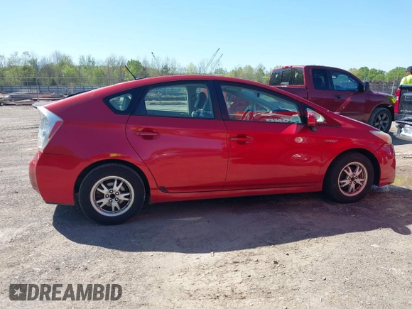 2011 Toyota Prius I with VIN JTDKN3DU3B1401810, listed as a IAAI auction lot 42041872 with 185,382 mi miles. Bid and sale history available at carsss.com. Image 13.