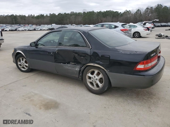 2001 Lexus ES 300 with VIN JT8BF28G910338694, listed as a Copart auction lot 44457545 with 222,751 mi miles and Salvage Title. Bid and sale history available at carsss.com. Image 2.