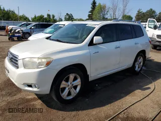 2008 Toyota Highlander Limited with VIN JTEES42A682032833, listed as a Copart auction lot 62640245 with 187,203 mi miles and Clean title. Bid and sale history available at DreamBid. Image 1.
