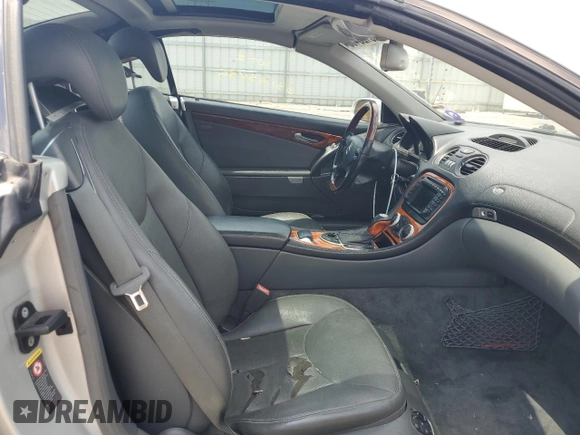 2003 Mercedes-Benz SL 500 with VIN WDBSK75F83F032154, listed as a Copart auction lot 63123435 with 123,359 mi miles and Clean title. Bid and sale history available at DreamBid. Image 10.