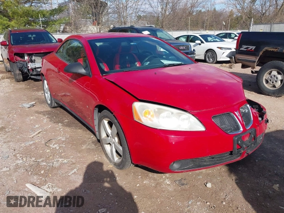 2007 Pontiac G6 GT with VIN 1G2ZH36N774141448, listed as a IAAI auction lot 42022174 with 167,440 mi miles and . Bid and sale history available at DreamBid. Image 1.