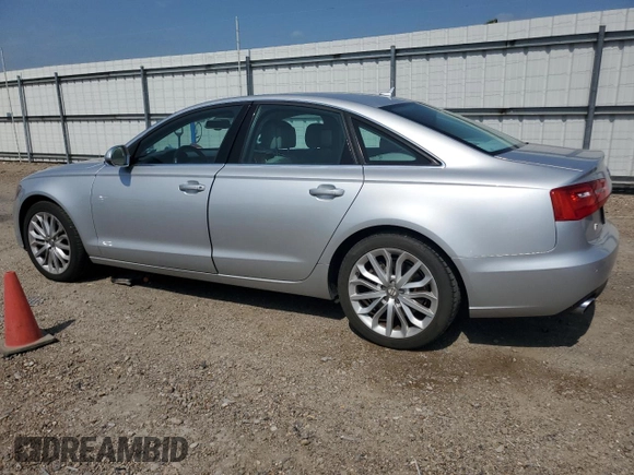 2014 Audi A6 Premium Plus with VIN WAUFMAFC6EN013641, listed as a Copart auction lot 54417055 with 95,749 mi miles and Salvage title. Bid and sale history available at DreamBid. Image 2.
