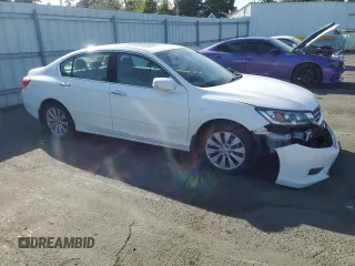 2014 Honda Accord Sedan EX-L with VIN 1HGCR2F80EA080785, listed as a Copart auction lot 51948135 with 126,061 mi miles and Salvage Title. Bid and sale history available at carsss.com. Image 4.