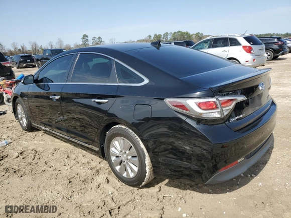 2017 Hyundai Sonata Hybrid SE with VIN KMHE24L14HA060375, listed as a Copart auction lot 45228695 with 138,232 mi miles and Salvage Title. Bid and sale history available at carsss.com. Image 2.