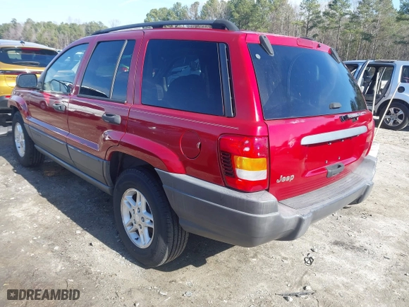 2004 Jeep Grand Cherokee Laredo with VIN 1J4GX48S64C401347, listed as a IAAI auction lot 41491111 with 189,436 mi miles. Bid and sale history available at carsss.com. Image 3.