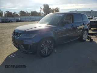 2019 Land Rover Range Rover Sport HSE with VIN SALWR2RK5KA855993, listed as a Copart auction lot 86353584 with 113,083 mi miles and Salvage Title. Bid and sale history available at carsss.com. Image 1.