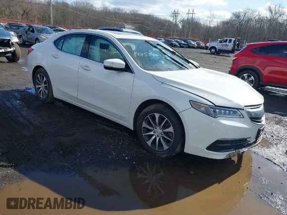 2017 Acura TLX w/Technology Pkg with VIN 19UUB1F5XHA001197, listed as a IAAI auction lot 41530789 with 65,747 mi miles. Bid and sale history available at carsss.com. Image 1.