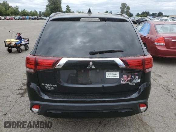 2020 Mitsubishi Outlander ES z VIN JA4AZ3A38LZ036016, wystawiony jako Copart lot #60988015 z przebiegiem Nie podano mil oraz Szkoda całkowita • Salvage title. Historia ofert i sprzedaży dostępna na DreamBid. Obrazek 6.