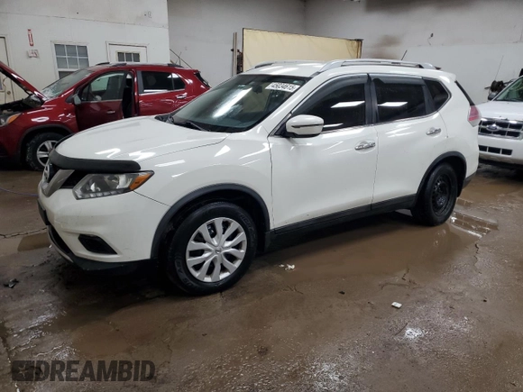 2016 Nissan Rogue SL with VIN 5N1AT2MV5GC804408, listed as a Copart auction lot 45034615 with 144,767 mi miles and Clean Title. Bid and sale history available at DreamBid. Image 1.