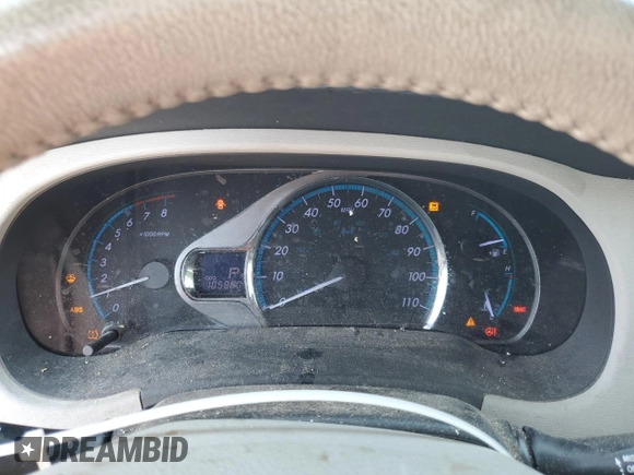 2012 Toyota Sienna XLE AAS with VIN 5TDYK3DC3CS237344, listed as a Copart auction lot 63271815 with 105,860 mi miles and Salvage title. Bid and sale history available at DreamBid. Image 9.