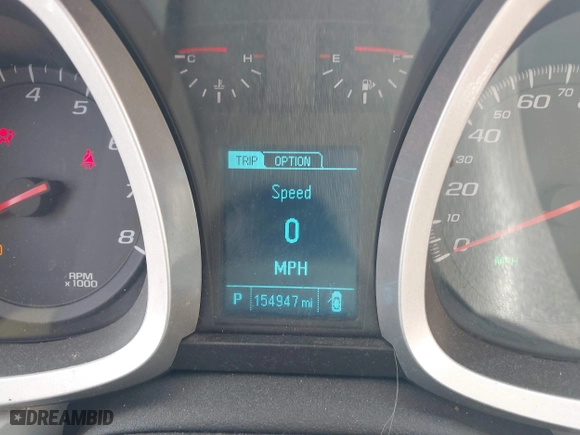 2013 Chevrolet Equinox LT with VIN 2GNALPEK4D6193823, listed as a IAAI auction lot 41716719 with 154,947 mi miles. Bid and sale history available at carsss.com. Image 7.