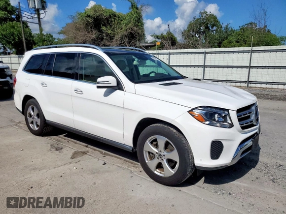 2017 Mercedes-Benz GLS 450 with VIN 4JGDF6EE3HA968182, listed as a Copart auction lot 62398725 with 60,369 mi miles and Salvage title. Bid and sale history available at DreamBid. Image 4.