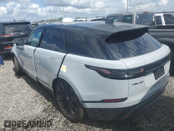2025 Land Rover Range Rover Velar Dynamic SE z VIN SALYL2EX9SA393675, wystawiony jako Copart lot #74065714 z przebiegiem Nie podano mil oraz Nie do naprawy • Non repairable. Historia ofert i sprzedaży dostępna na DreamBid. Obrazek 2.