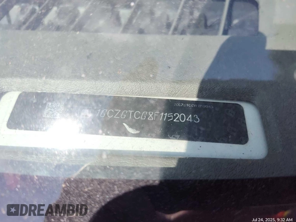 2015 Chevrolet Express Cargo z VIN 1GCZGTCG8F1152043, wystawiony jako IAAI lot #42889455 z przebiegiem 91 058 mil mil oraz . Historia ofert i sprzedaży dostępna na DreamBid. Obrazek 32.