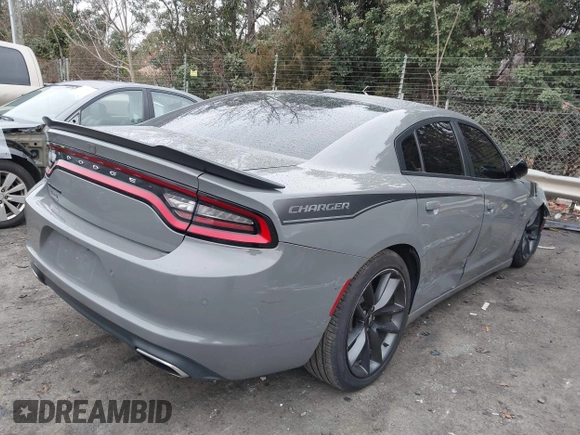 2019 Dodge Charger SXT with VIN 2C3CDXBG6KH667548, listed as a IAAI auction lot 41114669 with 112,233 mi miles. Bid and sale history available at carsss.com. Image 4.