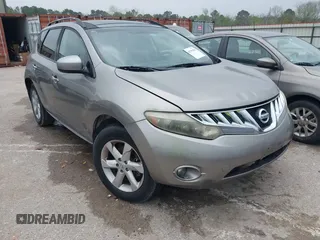2009 Nissan Murano S with VIN JN8AZ18W49W139538, listed as a IAAI auction lot 41799409 with Not Provided miles. Bid and sale history available at carsss.com. Image 1.