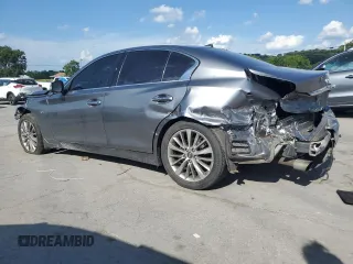 2018 Infiniti Q50 Luxe with VIN JN1EV7AR7JM443644, listed as a Copart auction lot 65035725 with 104,045 mi miles and Clean title. Bid and sale history available at DreamBid. Image 2.