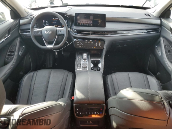 2025 Infiniti QX60 Luxe with VIN 5N1AL1FS4SC331767, listed as a Copart auction lot 82446074 with 457 mi miles and Salvage title. Bid and sale history available at DreamBid. Image 8.