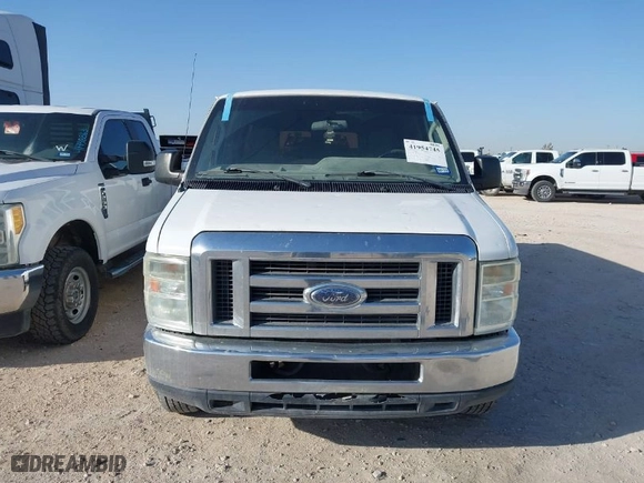 2010 Ford Econoline Wagon XL with VIN 1FBSS3BL6ADA58124, listed as a IAAI auction lot 41954745 with 162,411 mi miles. Bid and sale history available at carsss.com. Image 12.