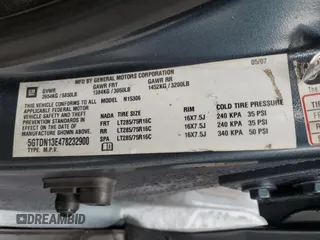 2007 Hummer H3 SUV с VIN 5GTDN13E478232900, выставлен на аукционе Copart как лот 57179515 с пробегом 164 788 миль миль и Чистый • Clean title. История ставок и продаж доступна на DreamBid. Изображение 13.