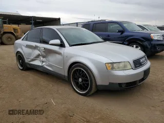 2002 Audi A4 1.8T with VIN WAULC68E72A304847, listed as a Copart auction lot 77117264 with 178,471 mi miles and Salvage Title. Bid and sale history available at carsss.com. Image 4.
