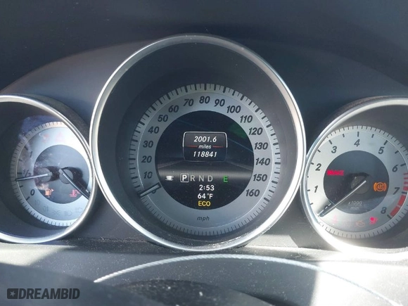 2013 Mercedes-Benz C-Class C 300 Sport with VIN WDDGF8AB3DG122480, listed as a IAAI auction lot 41805512 with 118,841 mi miles. Bid and sale history available at carsss.com. Image 7.