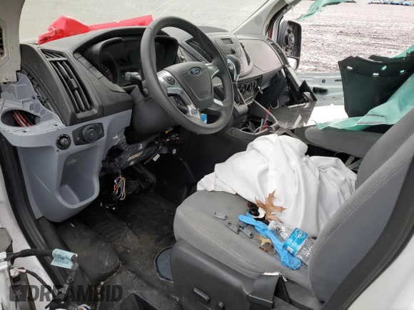 2019 Ford Transit with VIN 1FDYR2CM8KKB86523, listed as a Copart auction lot 80925903 with Not Provided miles and Salvage Title. Bid and sale history available at DreamBid. Image 8.