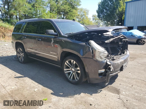 2018 GMC Yukon Denali with VIN 1GKS2CKJ7JR179097, listed as a Copart auction lot 65645904 with 0 mi miles and Salvage Title. Bid and sale history available at carsss.com. Image 4.