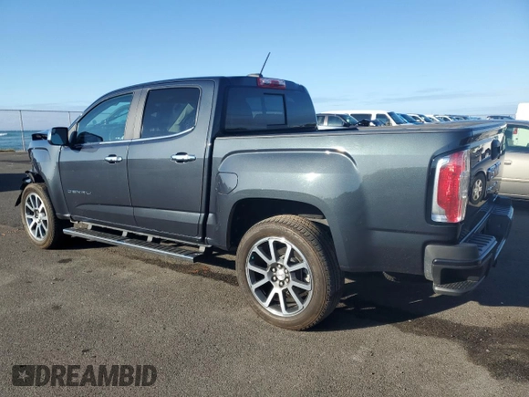 2021 GMC Canyon 4WD Denali with VIN 1GTG6EEN9M1150283, listed as a Copart auction lot 45810795 with 52,130 mi miles and Non Repairable. Bid and sale history available at carsss.com. Image 2.