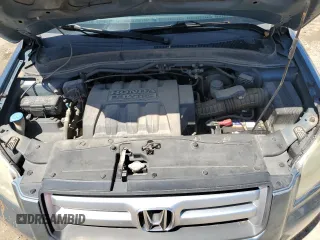 2006 Honda Pilot EX-L with VIN 5FNYF28546B045353, listed as a Copart auction lot 53646695 with 107,325 mi miles and Salvage Title. Bid and sale history available at DreamBid. Image 12.