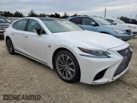 2019 Lexus LS with VIN JTHB51FF8K5006953, listed as a Copart auction lot 74186594 with 0 mi miles and Non Repairable. Bid and sale history available at carsss.com. Image 4.