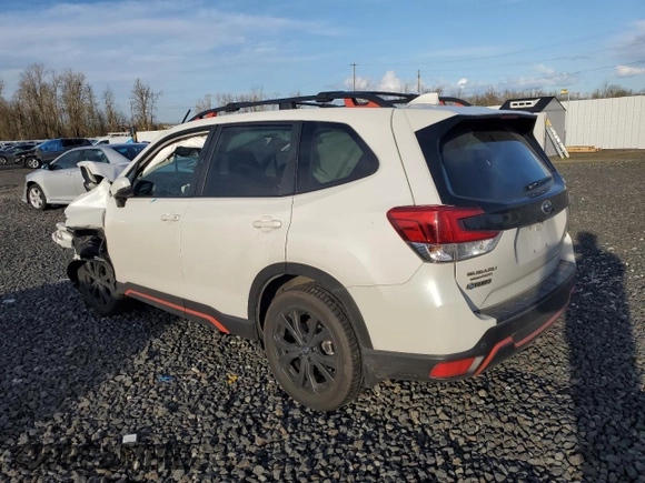 2021 Subaru Forester Sport with VIN JF2SKARCXMH502710, listed as a Copart auction lot 47663495 with 0 mi miles and Salvage Title. Bid and sale history available at carsss.com. Image 2.