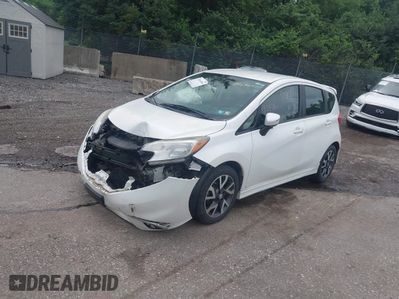 2015 Nissan Note S Plus with VIN 3N1CE2CP5FL436554, listed as a IAAI auction lot 42644846 with 108,427 mi miles and . Bid and sale history available at DreamBid. Image 2.